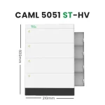 CAML 50 Ah, 204.8 V / 10 kWh High-Voltage Stackable Lithium Battery